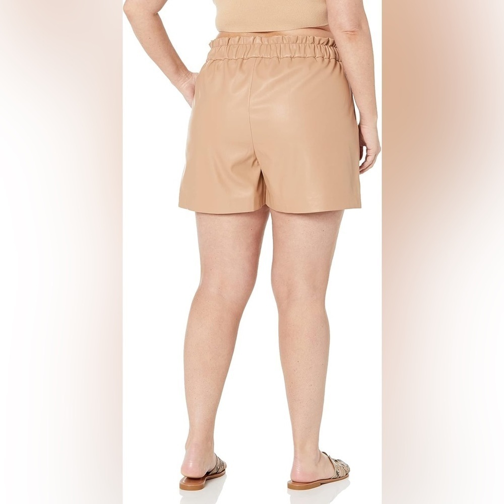 The Drop Women's Rose Loose-Fit Paperbag Pull-On Short Size M - Picture 6 of 11